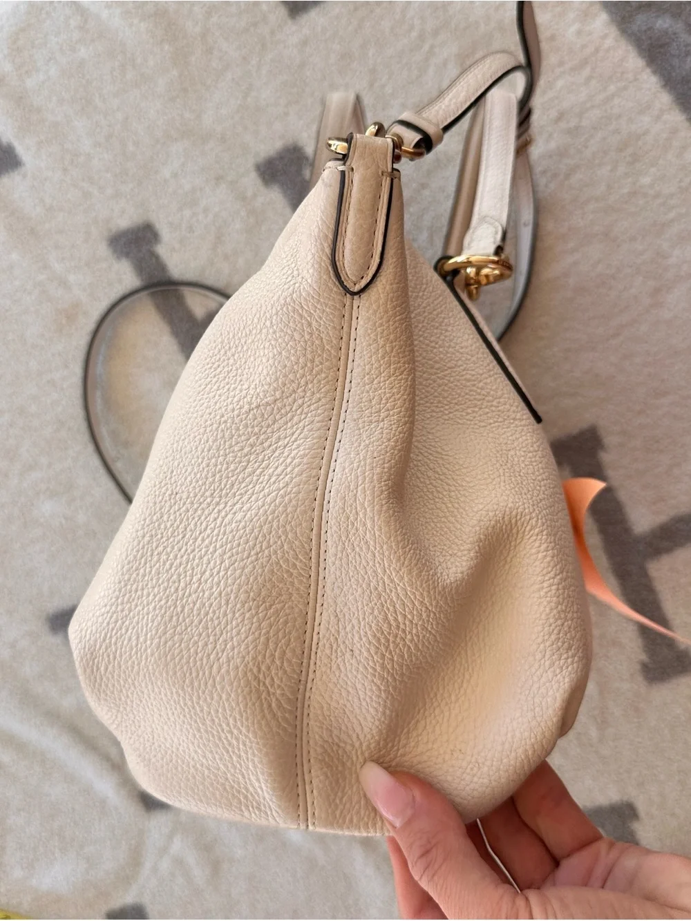 Cream Coach Ally Satchel
